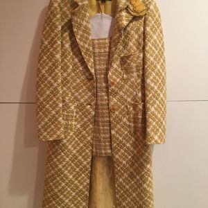 Anne Klein Suit Tweed Topper and Skirt